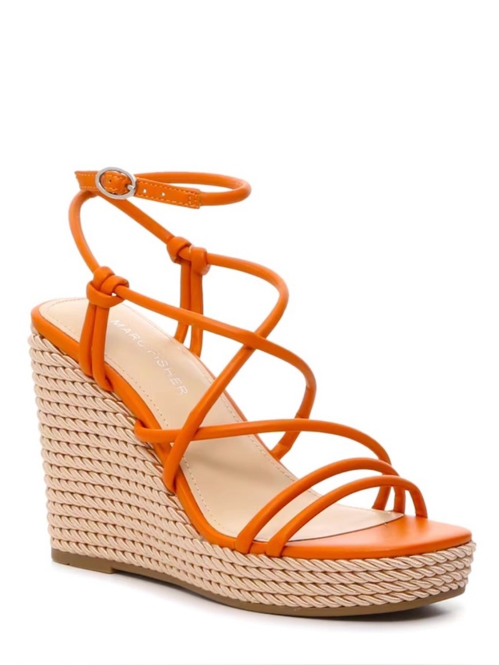 Marc Fisher Tangerine Zeki Wedge Sz7